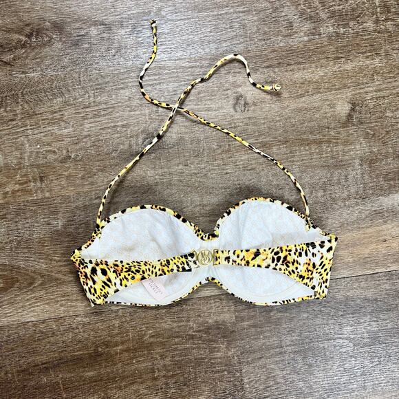 NWT Victorias Secret bandeau leopard print bikini top - Picture 3 of 5